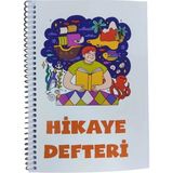 heptex A5 Boyutunda 50 Kitaplık Hikaye Özet Defteri 1 Adet Renkli Kapak Tasarımı - Çoklu