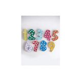 heptex Magnet Ahşap Rakamlar ve Ritmik Sayma 20CM - 20 x 25 - Ayaklı Pano