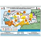 heptex Milli Mücadele Haritası Çıtalı 70X100 Branda Baskı - 1 Adet