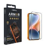 Hepu Armor Premium Apple Iphone Ekran Koruyucu 9H iphone 17/iphone/16 iphone 15/iphone 14/13/12/11 Tüm modeller İçin HD Ekran Koruyucu Darbelere Karşı Dayanıklı Temperli Cam (IPHONE 17 PRO MAX)