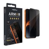 Hepu Armor Premium Privacy Apple Iphone Hayalet Ekran Koruyucu 9H iphone 17/iphone/16 iphone 15/iphone 14/13/12/11 Tüm modeller İçin HD Ekran Koruyucu Dayanıklı Temperli Cam (11/XR)