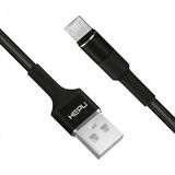 Hepu Hp-414 Solid Usb - Micro Usb Qc3.0 3.1A Sarj Kablosu 1Mt Siyah