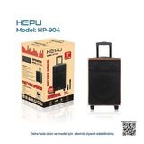 HEPU HP-904 12'' 30CM KABLOSUZ 1 EL MİKROFON BLUETOOTH USB ŞARJLI MÜZİK KUTUSU