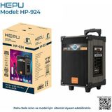 Hepu Hp-924 8'' 20Cm Kablosuz 1 El Mıkrofon Sarjlı Muzık Kutusu & Mevlut Anfısı