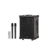 HEPU HP-977 Taşınabilir Parti Hoparlörü | 50W Bluetooth Hoparlör | 12” Bass | 2 Kablosuz Mikrofon