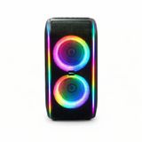 HEPU HP-978 Titan Series Taşınabilir Hoparlör – 2×6” Hoparlör, 30W RMS, 67 cm Kolon RGB Işık, 1 Kablosuz Mikrofon + Kumanda