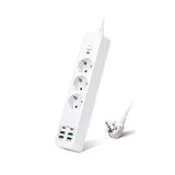 Hepu Hp-H11 4X Usb 2X Type-C 3Lü 2Mt Kablolu 18W Akım Korumalı Grup Priz 13000W
