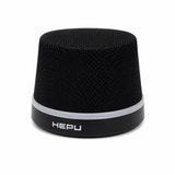 HEPU HP-MS01S Manyetik Bluetooth Hoparlör Telefon Standlı Kablosuz Hoparlör Bluetooth 5.3 TWS Stereo, 360° Ses Efekti, RGB LED Işıklı Type-C Şarjlı Taşınabilir Hoparlör Siyah