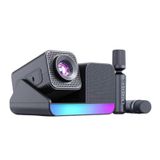 HEPU HP-SP01 – 3’ü 1 Arada Ev Sineması & Karaoke Projeksiyon (2 Mikrofon + Hoparlör Entegre)