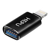 Hepu HP-Z03 Usb-A To Lightning Iph Dönüştürücü Adaptör - Siyah