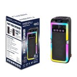 Hepu HP103 Siyah Büyük Boy Taşınabilir Şarjlı Bluetooth Parti Hoparlörü