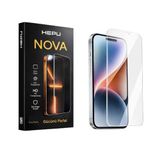 Hepu Nova Clear Apple Iphone Ekran Koruyucu 9H iphone 17/iphone/16 iphone 15/iphone 14/13/12/11 Tüm modeller İçin HD Ekran Koruyucu Darbelere Karşı Dayanıklı Temperli Cam (13 PRO MAX)