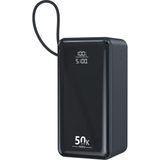 Hepu Powerbank 30.000 Mah HP-253 Taşınabilir Siyah Dijital Ekran Taşınabilir Çoklu Cihaz Şarj