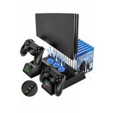 Hepu Tp4-882C Ps4 3 Soğutma Fanlı Stand Şarj İstasyonu For P-4/Slim/Pro