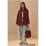 HEQA Basic Gabardin Ceket Bordo