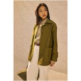 HEQA Basic Gabardin Ceket Yağ Yeşili