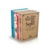 Her Güne Bir Soru - Günlük Yıllık Anı Ajanda Defter Ciltli 4 Kitap Set – Anılarınızı Biriktirin