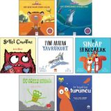 Her Şeye Hayır Diyen Aslan + Ayı Söndürmek İsteyen İnek + Sevgi Canavarı + Evini Arayan Yavru Kurt + İki Sincap Bir Kozalak (Rachel Bright) + Üç Gözlü Kurbağa + Bir Boyalı Kuş Turuncu / 7 Kitap Set