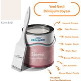 Her Şeyi Boyayabilen Demarin Sierra Tek Bileşen Fayans, Tezgah, Seramik, Mobilya, Zemin Boyası - 1 Kg - Kum Beji