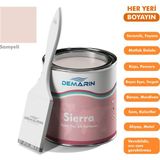 Her Şeyi Boyayabilen Demarin Sierra Tek Bileşen Fayans, Tezgah, Seramik, Mobilya, Zemin Boyası - 1 Kg - Samyeli Kahve