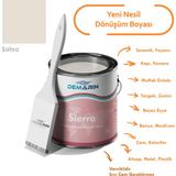 Her Şeyi Boyayan Boya Demarin Sierra Tek Bileşen Fayans, Tezgah, Seramik, Mobilya, Zemin Boyası - 1 Kg - Sahra