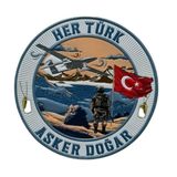 Her Türk Asker Doğar Peç - Arma - Tpu Patch
