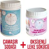 Her Yıkama Için Çamaşır Sodası ve Leke Temizleyici Oksijen 2 Paket