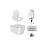 Hera Rimless Asma Klozet + Gomme Rezervuar Takim