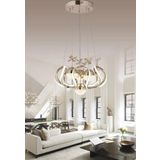 Heracles 3 Renk Gold ( Sarı Beyaz ve Gün Işığı ) Luxury Led Kristal Taşlı Avize