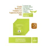 Heraflora Avokado Routine Göz Maskesi 5'li | Yoğun Nemlendirici, Besleyici & Hassas Ciltlere Uygun