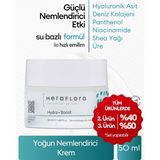 Heraflora Hydra Boost Su Bazlı Hyalüronik Asit,shea Yağı,panthenol Yoğun Nemlendirici Krem 50 ml