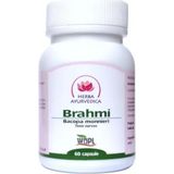 Herba Ayurvedica Brahmi (Bacopa Monnieri) 60 Kapsül 500 Mg Bitkisel Sinir Tonik Hafıza, Odak Desteği