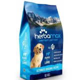 Herba Max 10 kg Yüksek Hayvansal Protein Sayesinde Gelişim Destekleyici Kuzu Etli Yavru Köpek Maması