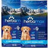 Herba Max 2x10 kg Gelişim Destekleyici Özellikte Kuzu Etli ve Pirinçli Yavru Köpek Maması
