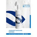HERBACLEAN Fırçalı Ayakkabı Temizleme Köpüğü - Beyaz ve Spor Ayakkabı Temizleyici - 150 ML