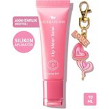 Herbaderm Candy Girl, Parlatıcı, Dolgunlaştırıcı, Onarıcı Vegan Dudak Balmı, Anahtarlık Hediyeli Pamuk Şeker Aromalı 10 ml - Tatlı Şeker