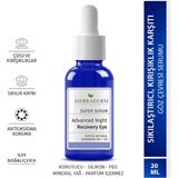 Herbaderm Süper Serum Sıkılaştırıcı, Kırışıklık Karşıtı, Aydınlatıcı Yoğun Onarıcı Göz Çevresi Gece Serumu 20 ML Phyto-Retinol ( Bakuchiol ) + Ceramide Np + Hyaluronik Asit %99 Doğal İçerik 20 Ml