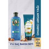 Herbal Essences Onarıcı Argan Yağı Şampuan 250ml + Saç Kremi Beach 200ml Bakim Seti