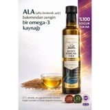 Herbal Wind YENİ Keten Tohumu Yağı – 250 ml | Isıl İşlemsiz Saf Seri Premium Yerli Üretim %100 Soğuk Press Halal