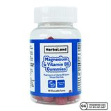 Herbaland Gummy Magnesium + Vitamin B6 60 Çiğnenebilir Form Çilek