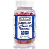 Herbaland Magnesium Vitamin B6 Gummies 60 Çiğnenebilir Tablet