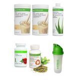 Herbalife 2 Adet Vanilya Shake - 1 Aloe Suyu - 100 Gr Çay - Thermo Complete Ve Shaker herbalife1002