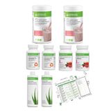 Herbalife 2'li Eko Set - 2 Ahududu Shake, 2 Ahududu Çay, 2 Thermo Complete, 2 Aloe Vera -, PrsmetBhml4
