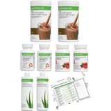 Herbalife 2'li Eko Set 2 Çikolata Shake 2 Ahududu Çay 2 Thermo 2 Aloe Vera Diyet Listesi Hediyeli