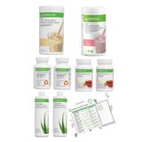 Herbalife 2'li Eko Set Vanilya+Ahududu Shake + 2 Şeftali Çay + 2 Thermo + 2 Aloe Vera