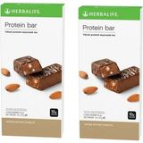 Herbalife 2'li Protein Bar Vanilya Aromalı Bademli 14LÜ*2 Paket - Enerji ve Besin Takviyesi - --