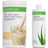 Herbalife 2'li Set Shake Vanilya Aroma 550GR + Aloe Vera Içecek 473 ml