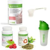 Herbalife Ahududu ve Beyaz Çikolata Shake - Ahududu Çay - Thermo Complete - Shaker ve Ölçü Kaşığı