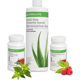 Herbalife Ödem Atıcı Seti Ahududu+Klasik 50GR Çay+ Aloe Vera Içeceek 473ML - 1