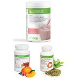 Herbalife Set Ahududu Beyaz Çikolata Shake 50 gr Şeftali Aromalı Çay Thermo Complete, herbalclup1283